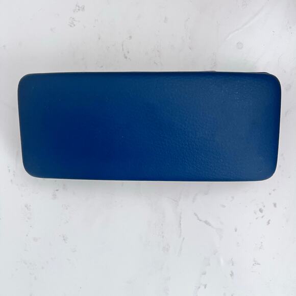 COLE HAAN NAVY BLUE HARD SIDE CLAM SHELL GLASSES SUNGLASSES CASE - Picture 2 of 13